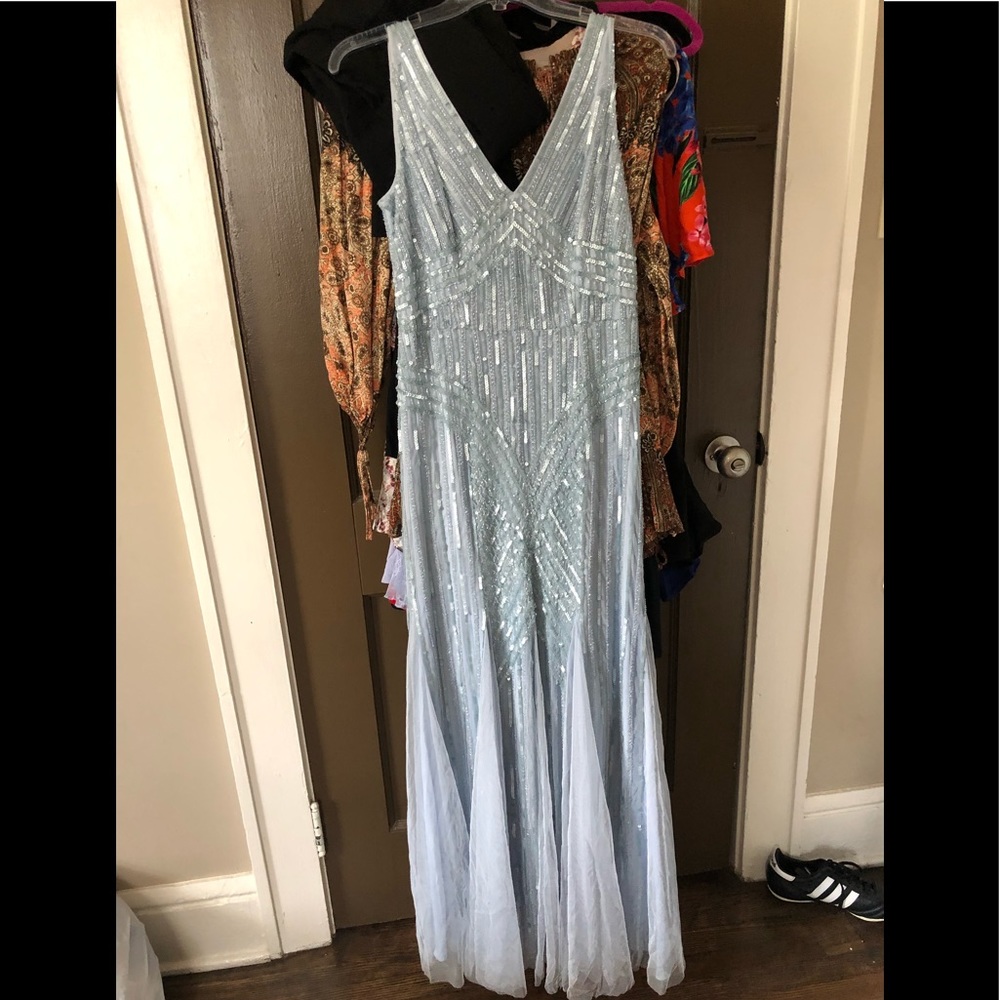 Adrianna Papell prom dress.